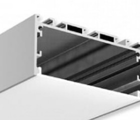 Профиль Накладной Алюминиевый SG 3576-2 Anod С Матовым Экраном