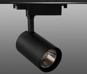 Трековый Светодиодный Светильник 170 (30W, 6000K, Однофазный, Черный Корпус) 71440