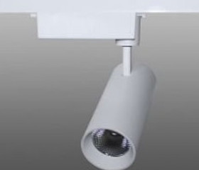 Трековый светодиодный светильник 182 (30W, 3000-6000K, однофазный, белый, черный корпус) 73972