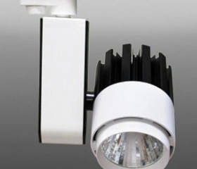 Трековый светодиодный светильник 44 (3000К, 220V, черно-белый корпус, 30W, однофазный ) 82908