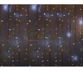 Светодиодная гирлянда Мерцающий дождь 2х1,5м, 360 LED, 220V (на белом или черном проводе) Артикул: 75313